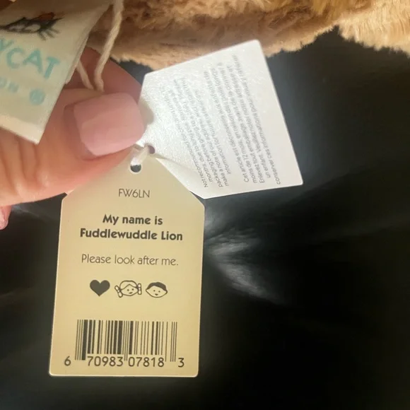 Jellycat Lion Tan Plush Toy - Picture 7 of 11